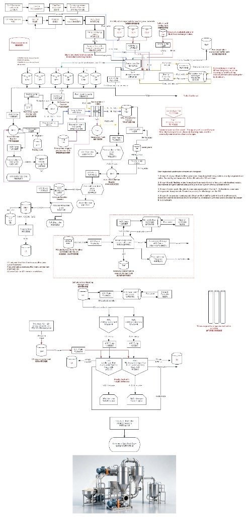 MNI Chemical Processing Plant Flowsheet P&ID Diagram
